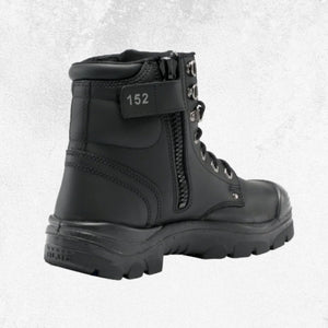 Steel Blue Argyle® Zip: TPU / Bump Cap Steel Toe Boot - #332152