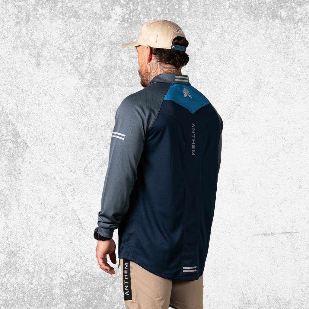 Anthem Hi Flow Long Sleeve Performance Polo