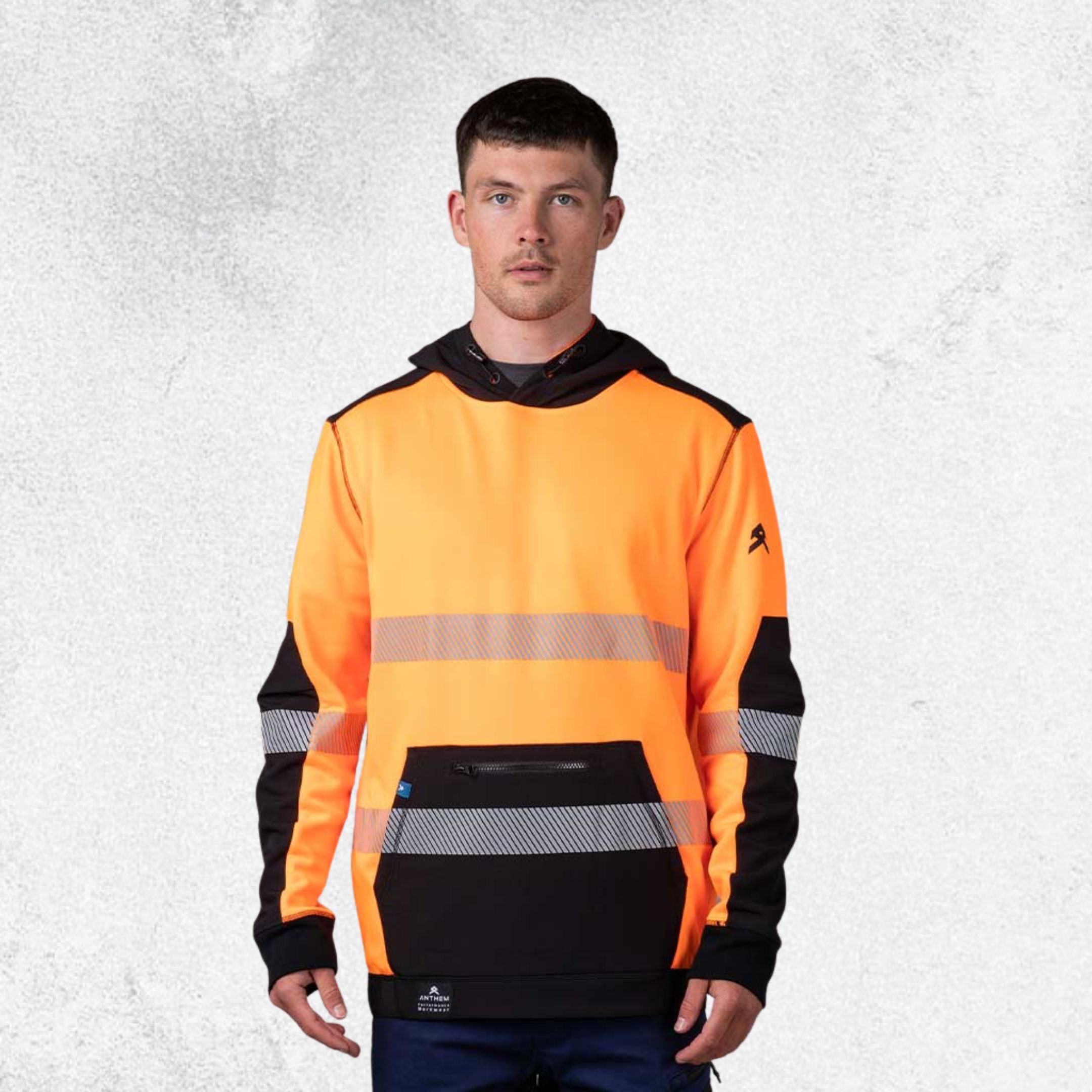 Anthem Taped Tech Hi Vis Hooded Sweatshirt