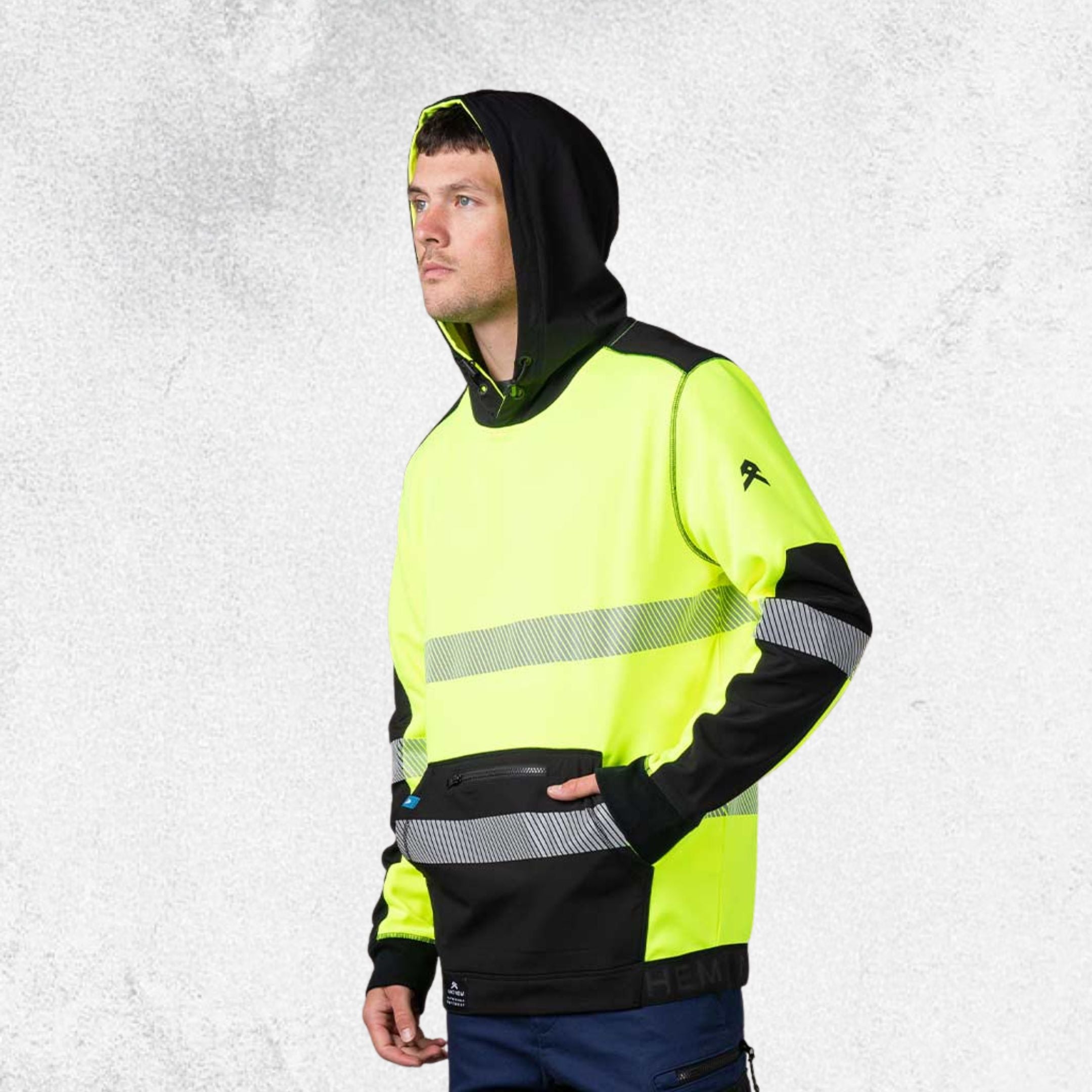 Anthem Taped Tech Hi Vis Hooded Sweatshirt