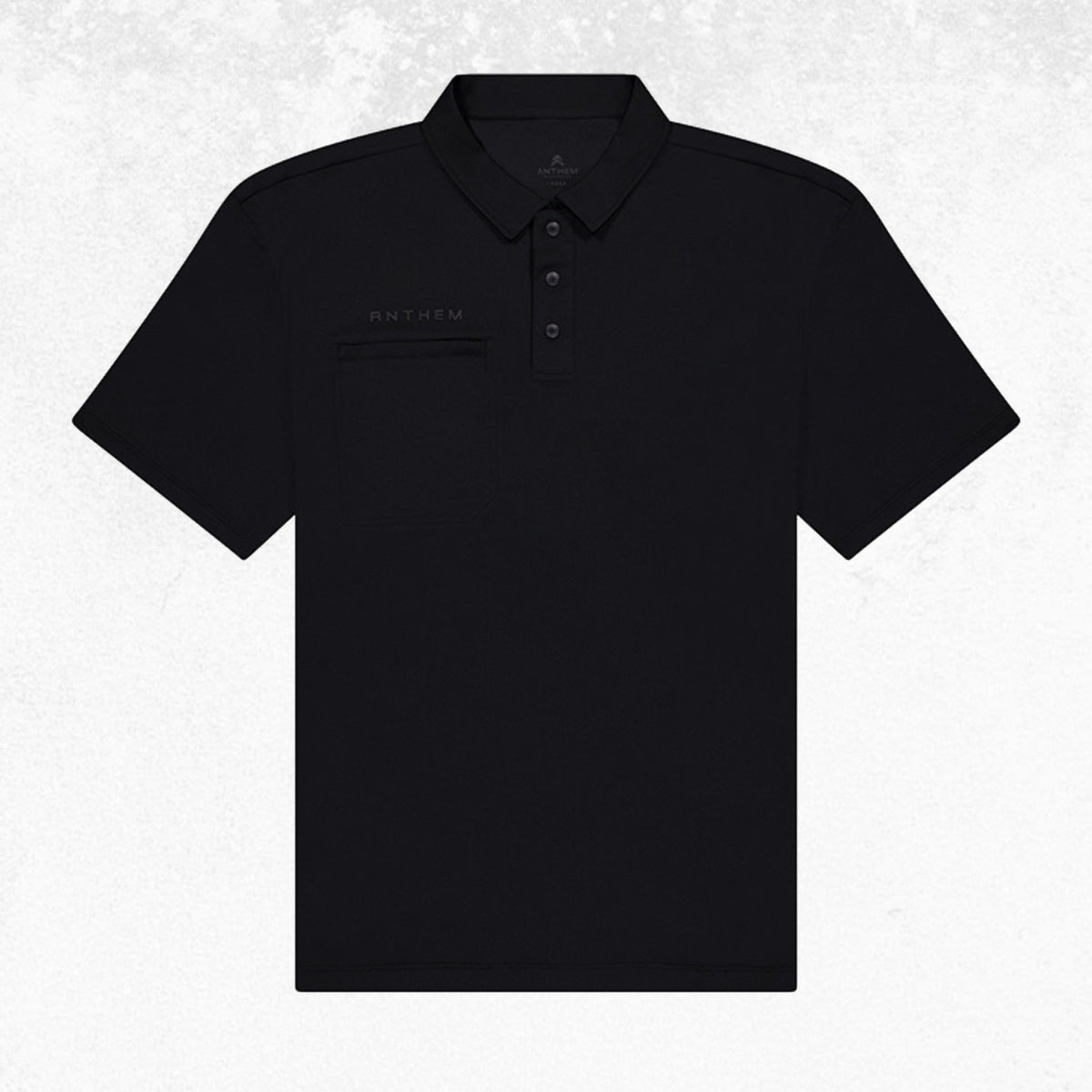 Anthem Lightweight Performance Polo Black 2