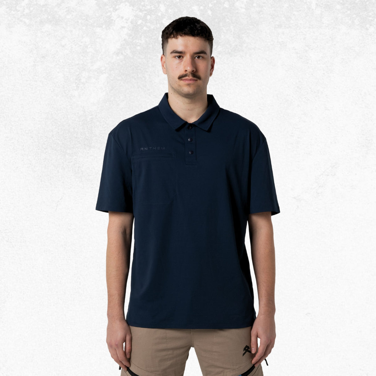 Anthem Lightweight Performance Polo Navy 1
