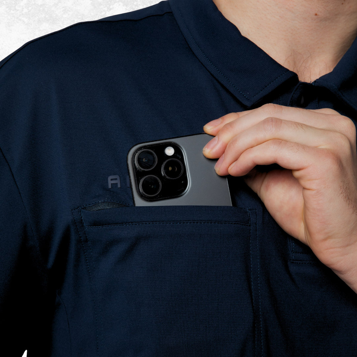 Anthem Lightweight Performance Polo Navy 4