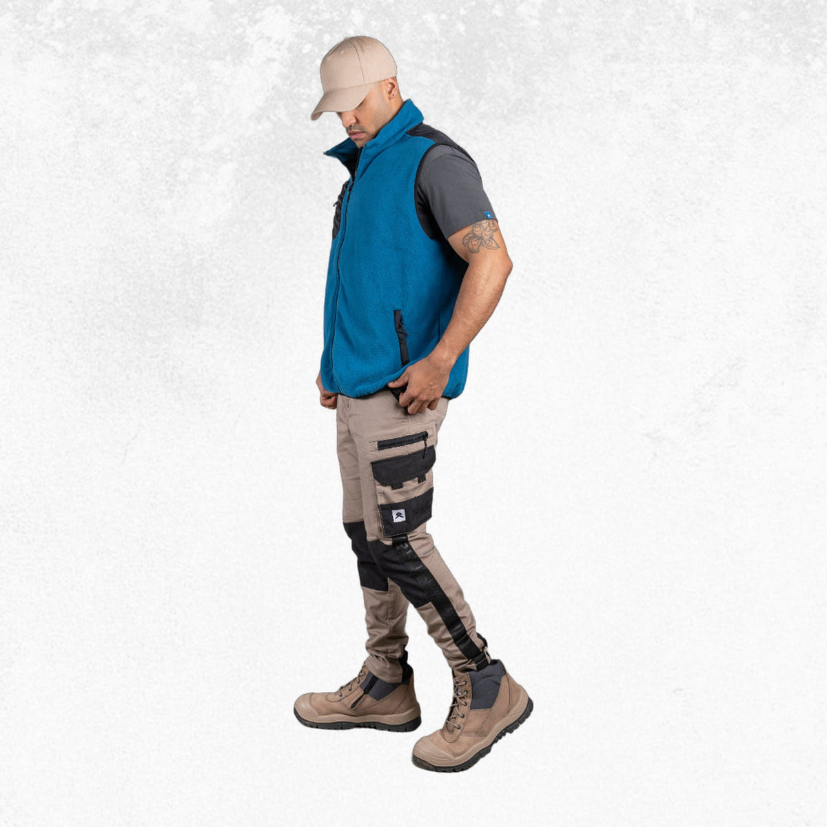 Anthem Polar Fleece Vest Anthem Blue 4