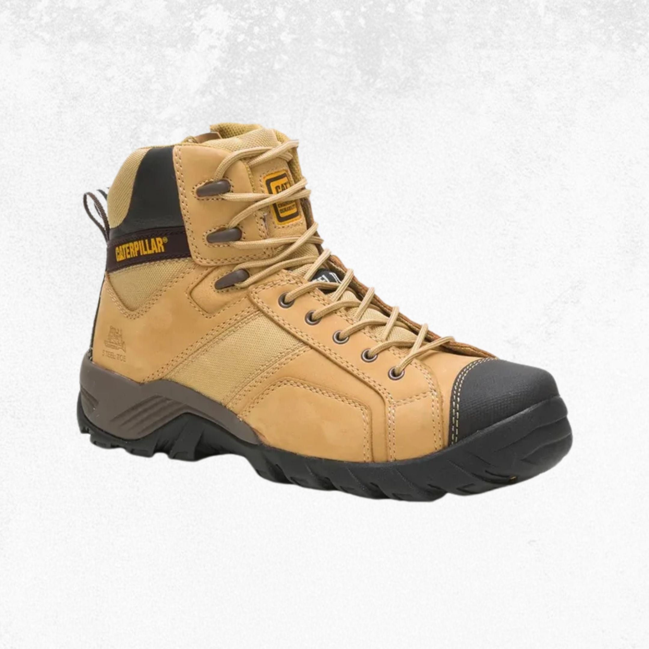 CAT Argon Hi Side Zip Steel Toe Boots