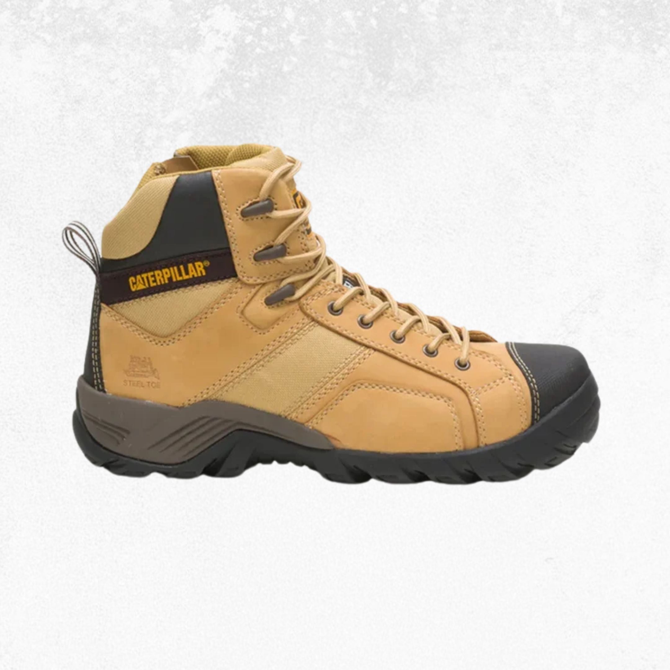 CAT Argon Hi Side Zip Steel Toe Boots