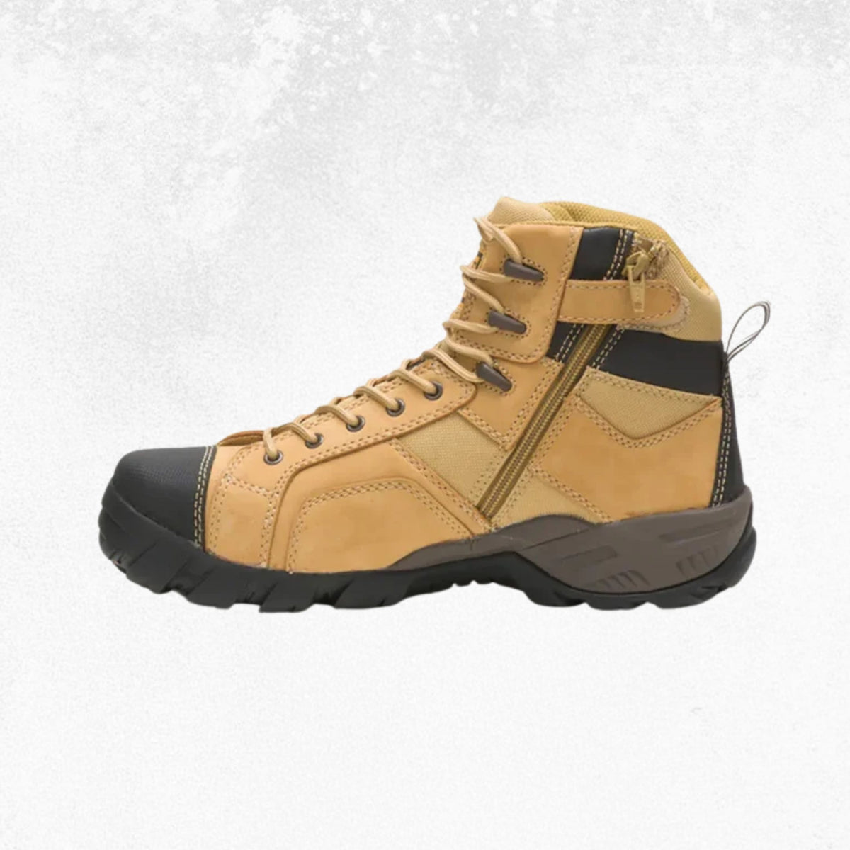 CAT Argon Hi Side Zip Steel Toe Boots