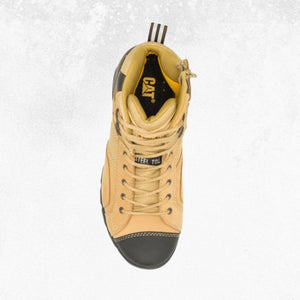 CAT Argon Hi Side Zip Steel Toe Boots