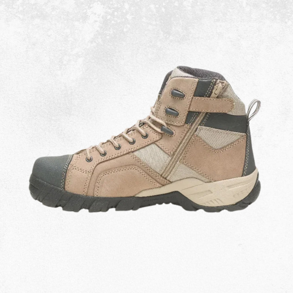 CAT Argon Hi Side Zip Steel Toe Boots
