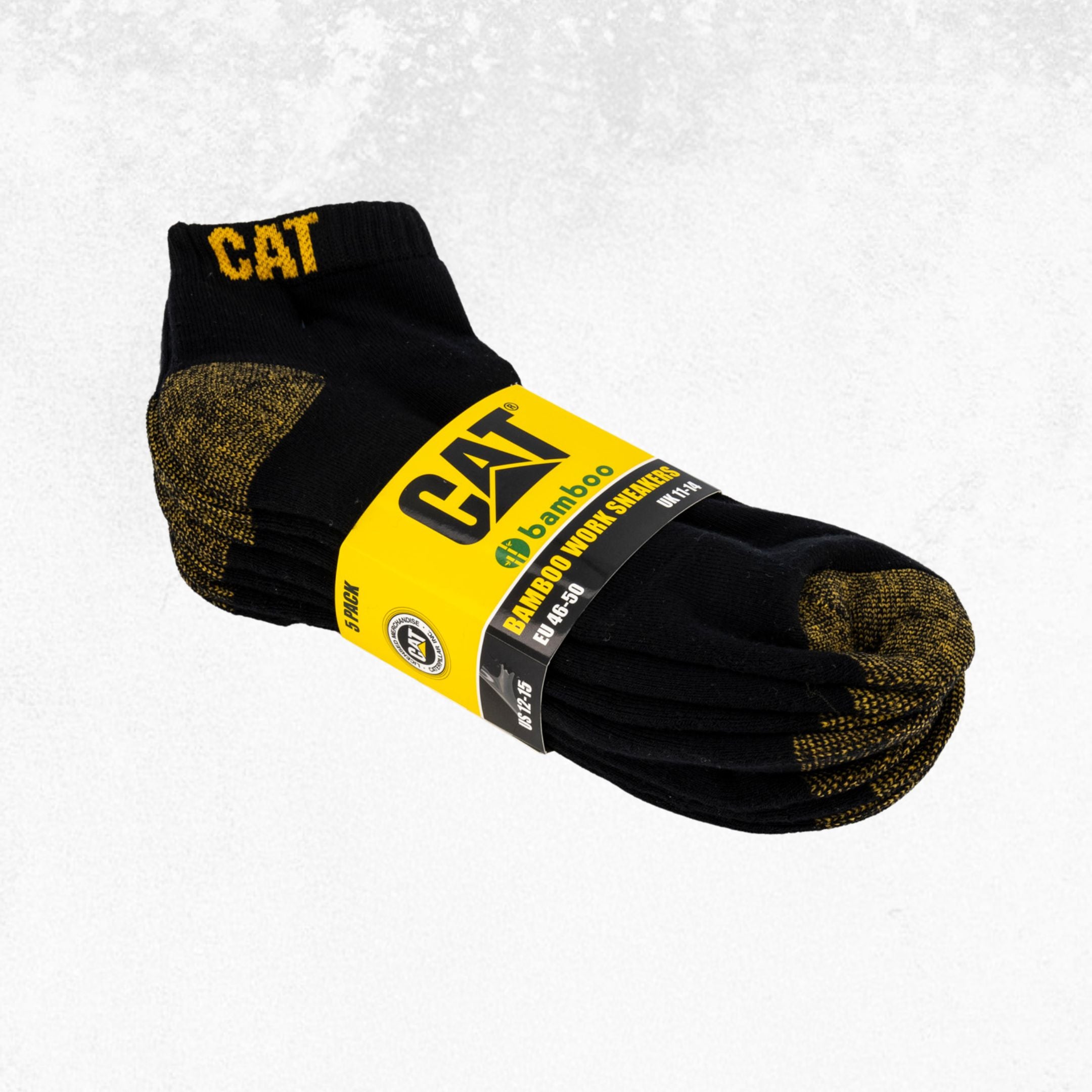 CAT Bamboo Ankle Socks 5 Pack