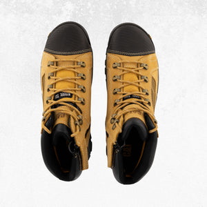 CAT Convex Mid Zip Side Steel Toe Boot