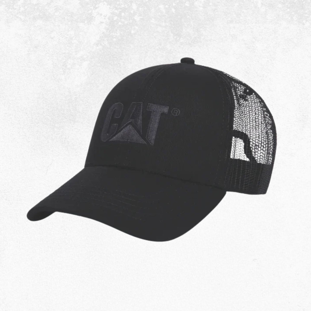 CAT Raised Logo Cap