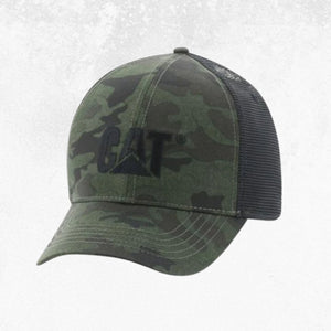 CAT Raised Logo Cap
