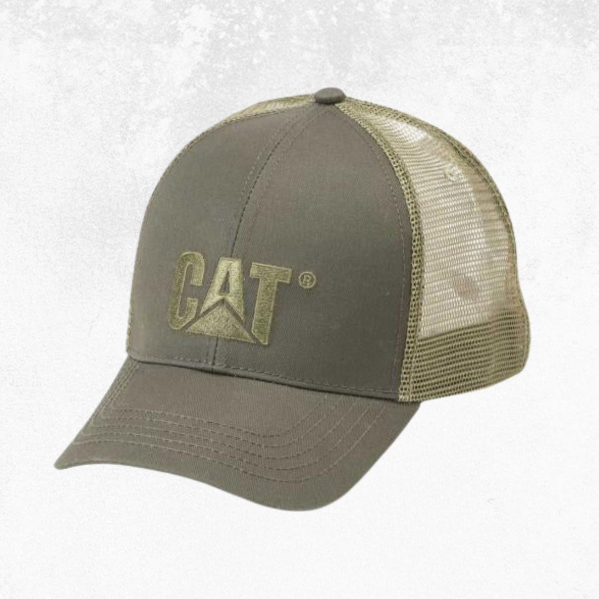 CAT Raised Logo Cap