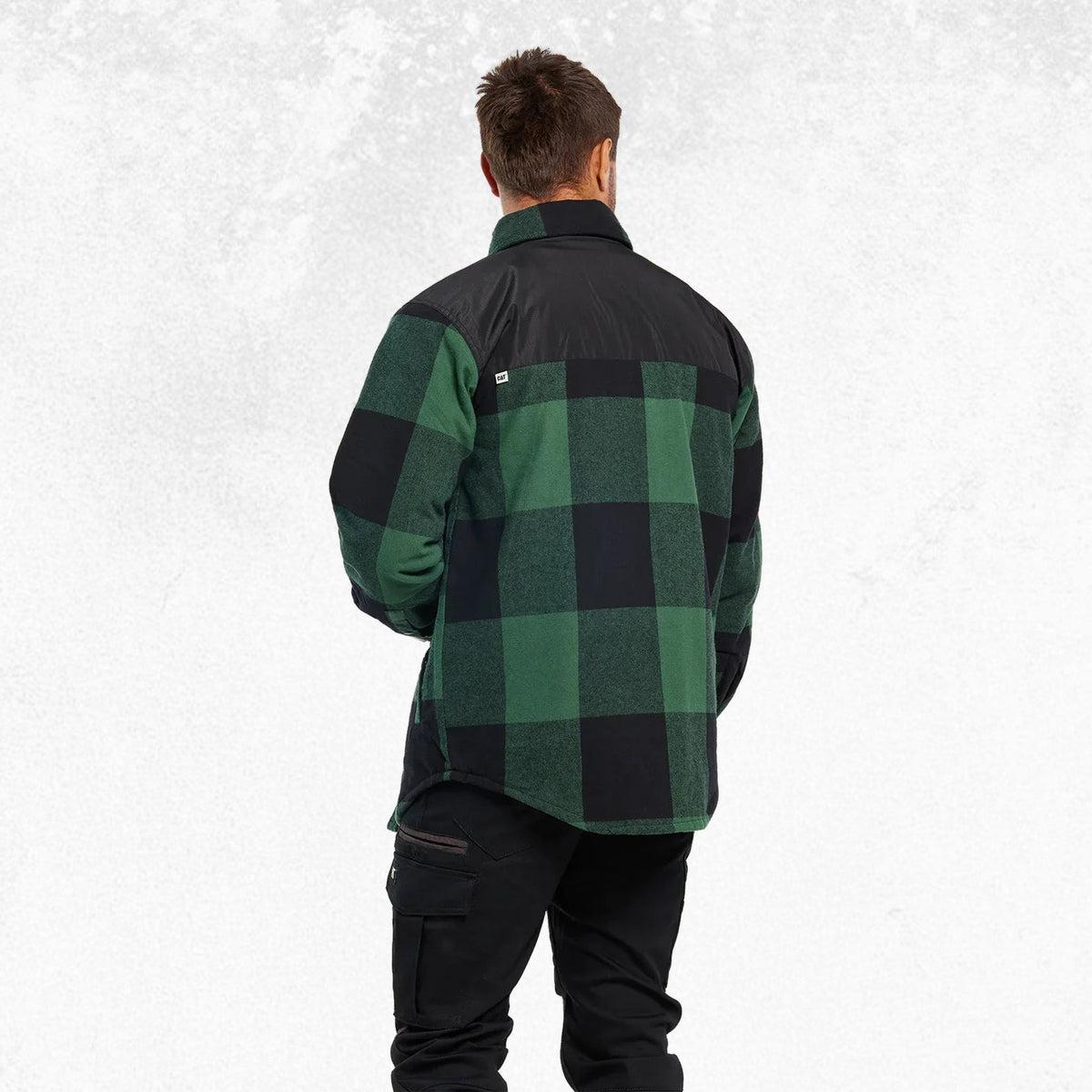 CAT Block Insulated Shirt Jacket Pine Needle/Black 3