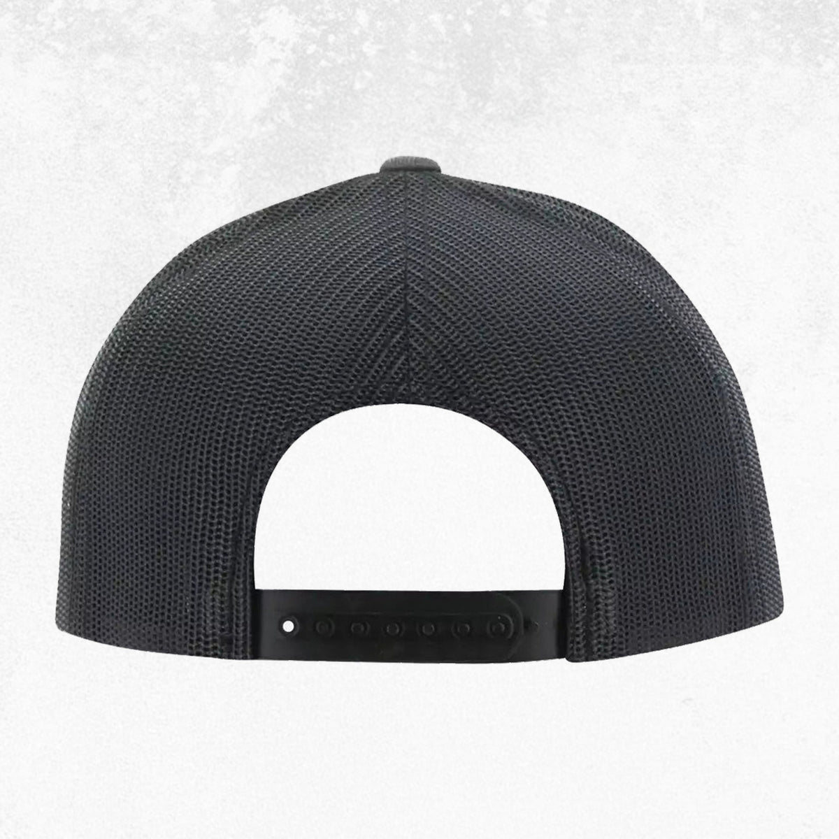 CAT Caterpillar Patch Flat Bill Cap Charcoal Heather 2