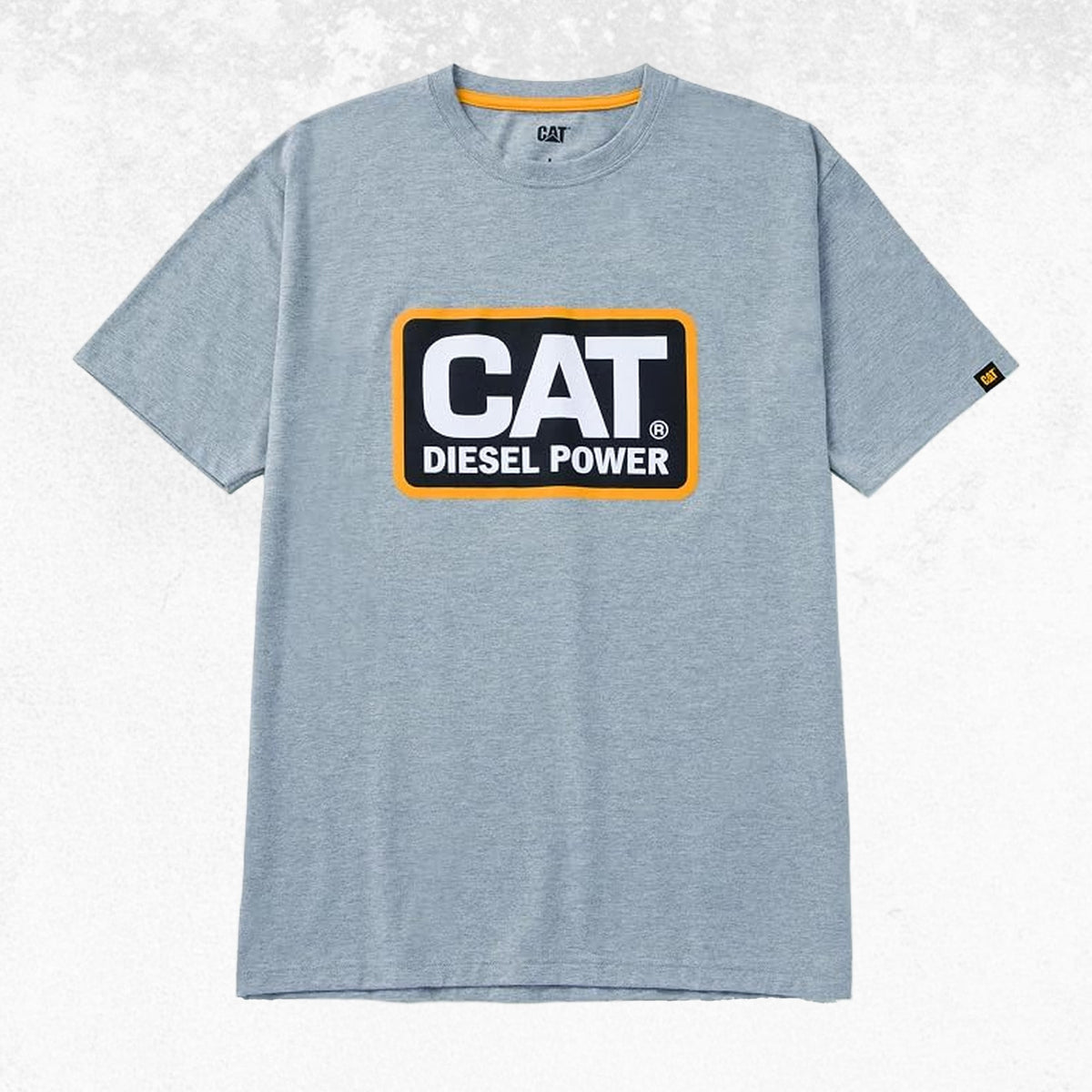 CAT Diesel Power Tee Heather Grey 1
