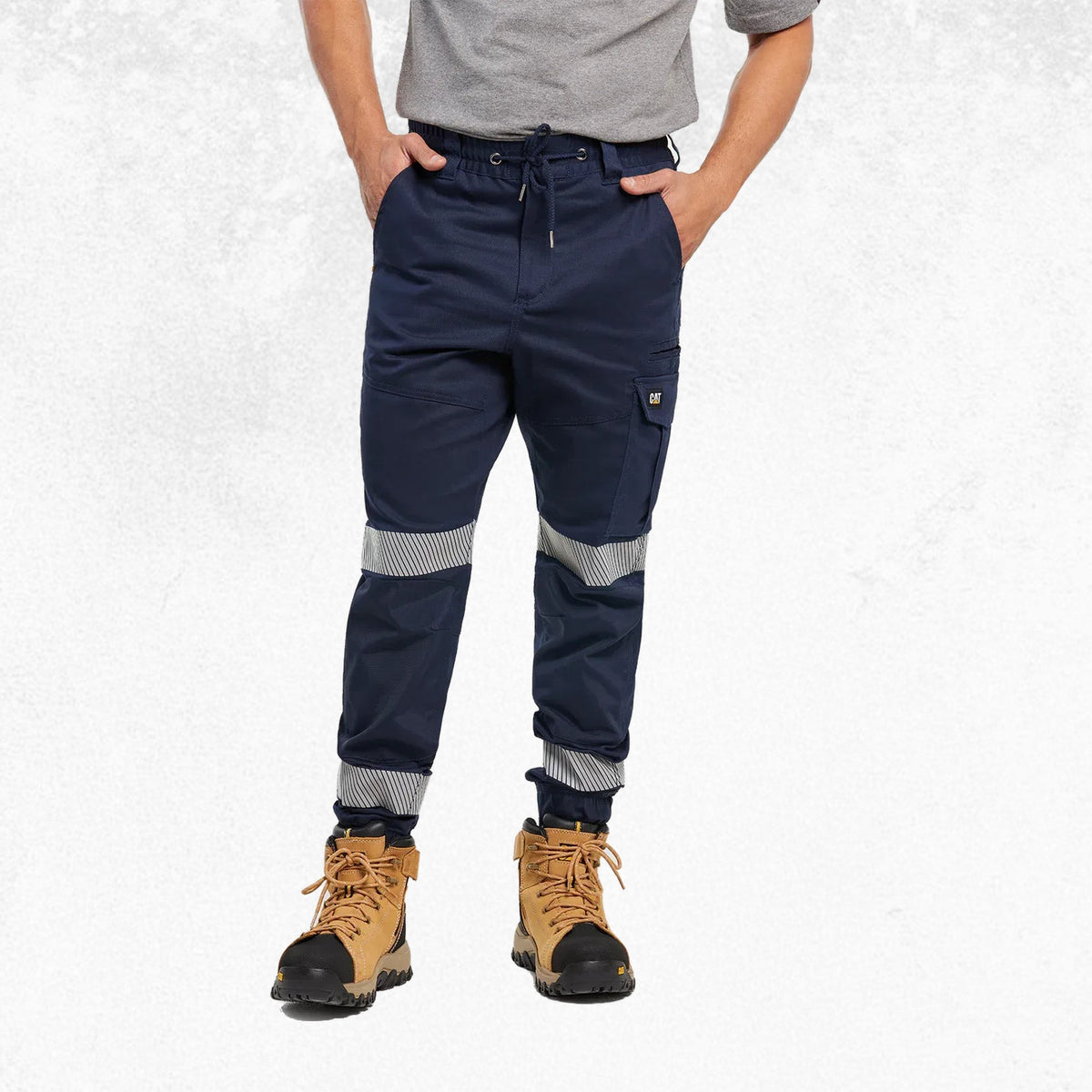CAT Dynamic Cuffed Taped Pant Navy 1