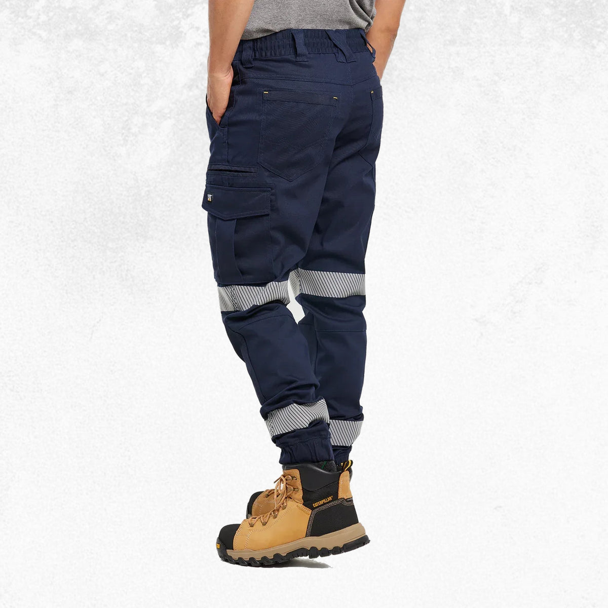 CAT Dynamic Cuffed Taped Pant Navy 3