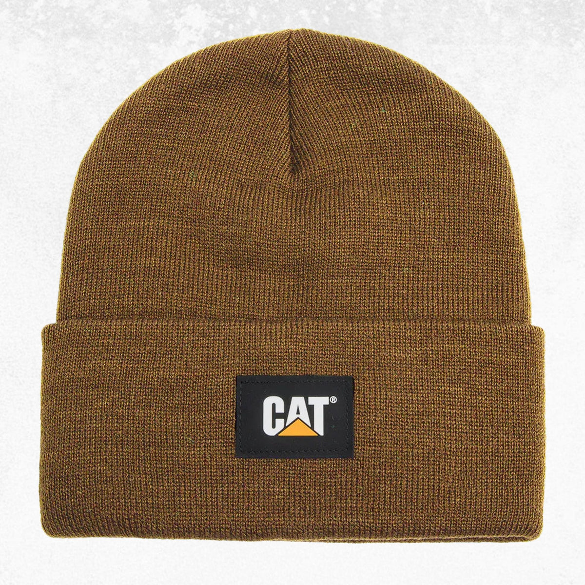 CAT Label Cuff Beanie Bronze 1