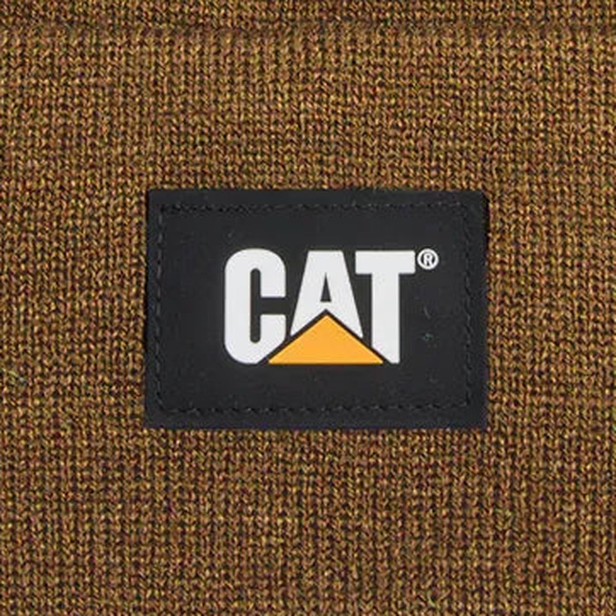 CAT Label Cuff Beanie Bronze 2