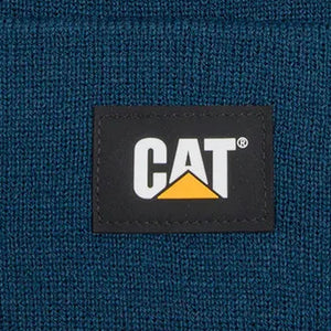 CAT Label Cuff Beanie Detroit Blue 2