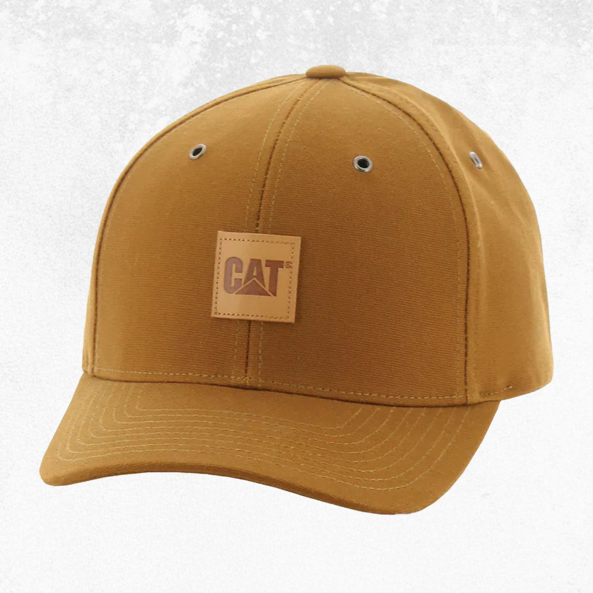 CAT Leather Patch Cap Bronze 1