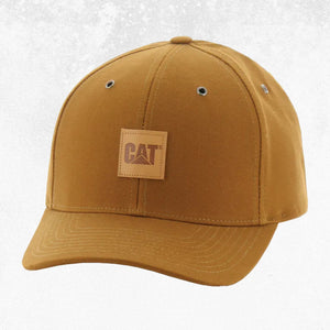 CAT Leather Patch Cap Bronze 1