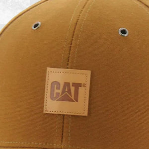 CAT Leather Patch Cap Bronze 2
