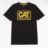 CAT Men's Diesel Power Tee Black/Yellow 1