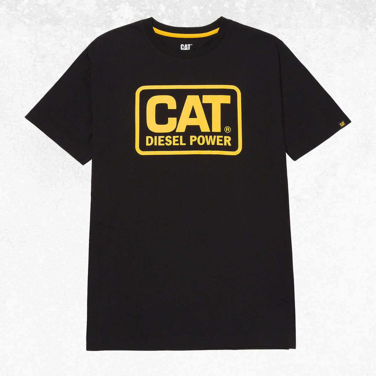 CAT Men's Diesel Power Tee Black/Yellow 1