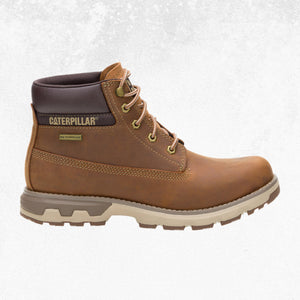 CAT Pursue Waterproof Lace Up Boot Mushroom 2
