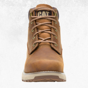 CAT Pursue Waterproof Lace Up Boot Mushroom 3