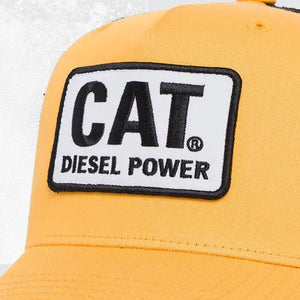 CAT Retro Diesel Power Cap Yellow 3