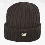 CAT Rib Watch Beanie Black 1