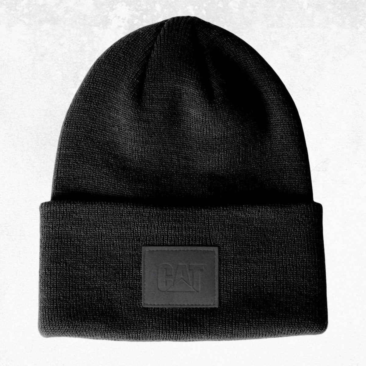 CAT Tonal Patch Beanie Black 1