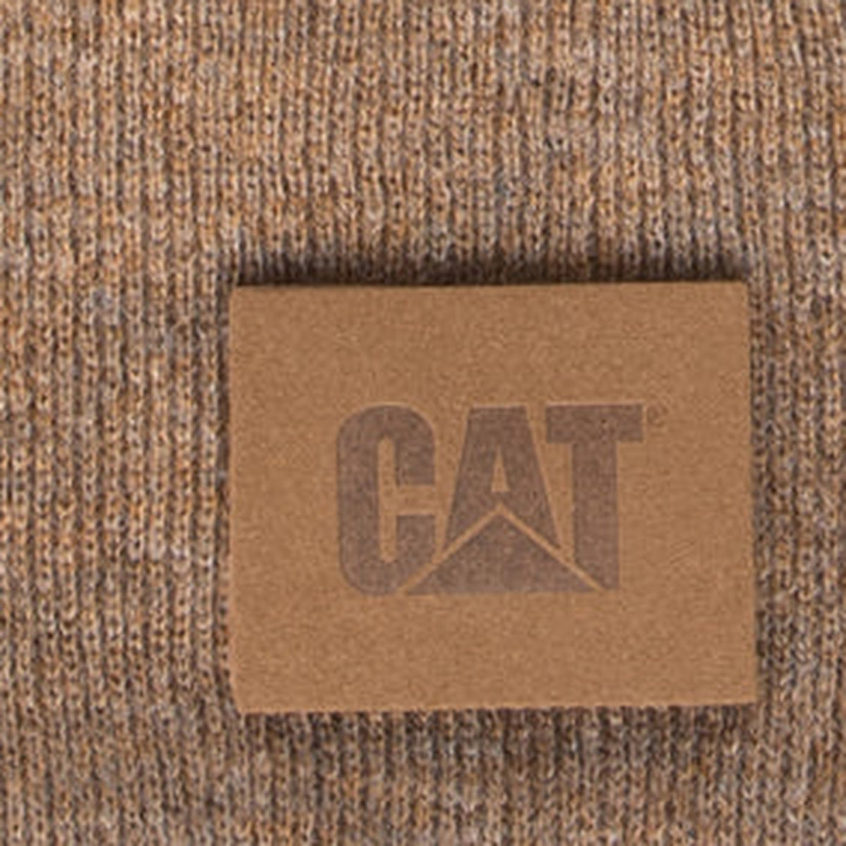 CAT Tonal Patch Beanie Bronze Heather 2