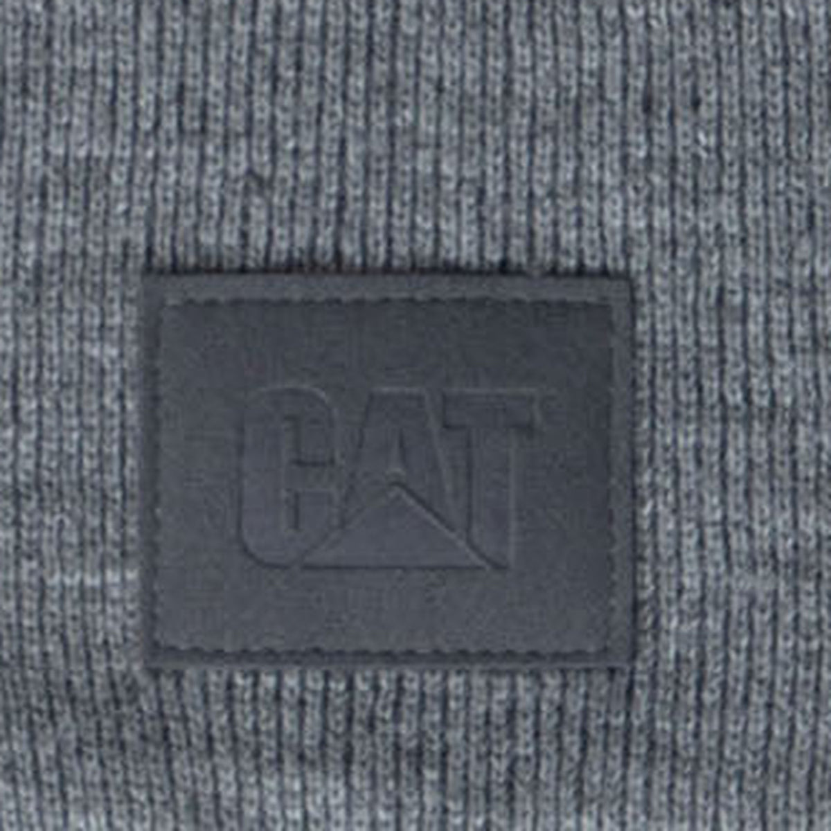 CAT Tonal Patch Beanie Dark Heather Grey 2