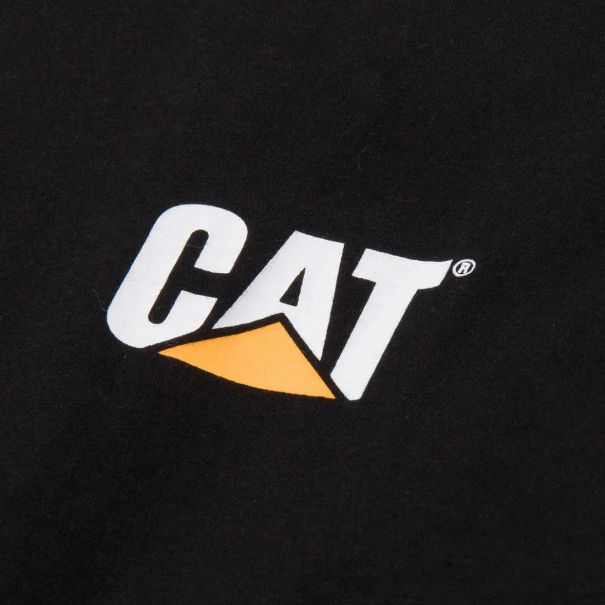 CAT Trademark Banner Long Sleeve Tee Black 4