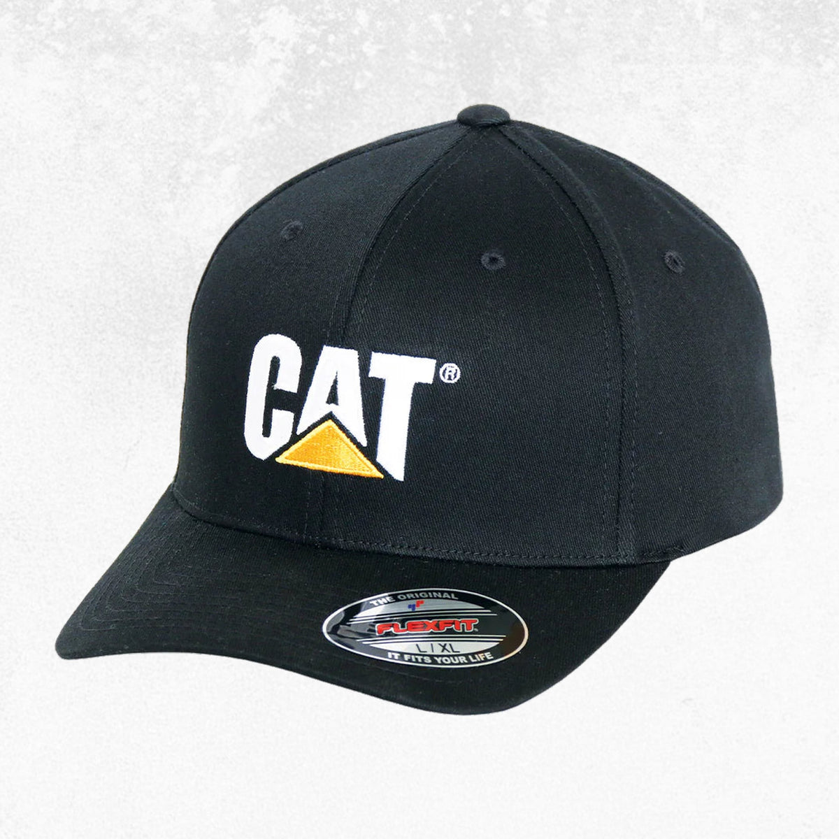 CAT Trademark Flexfit Cap Black 1