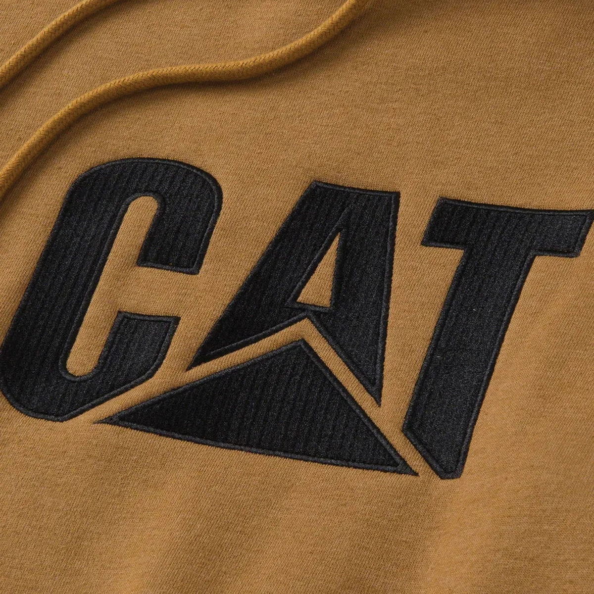 CAT Trademark Hooded Sweatshirt Bronze Heather 2