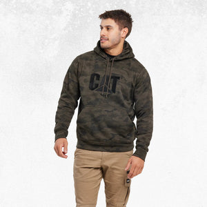 CAT Trademark Hooded Sweatshirt Night Camo 1