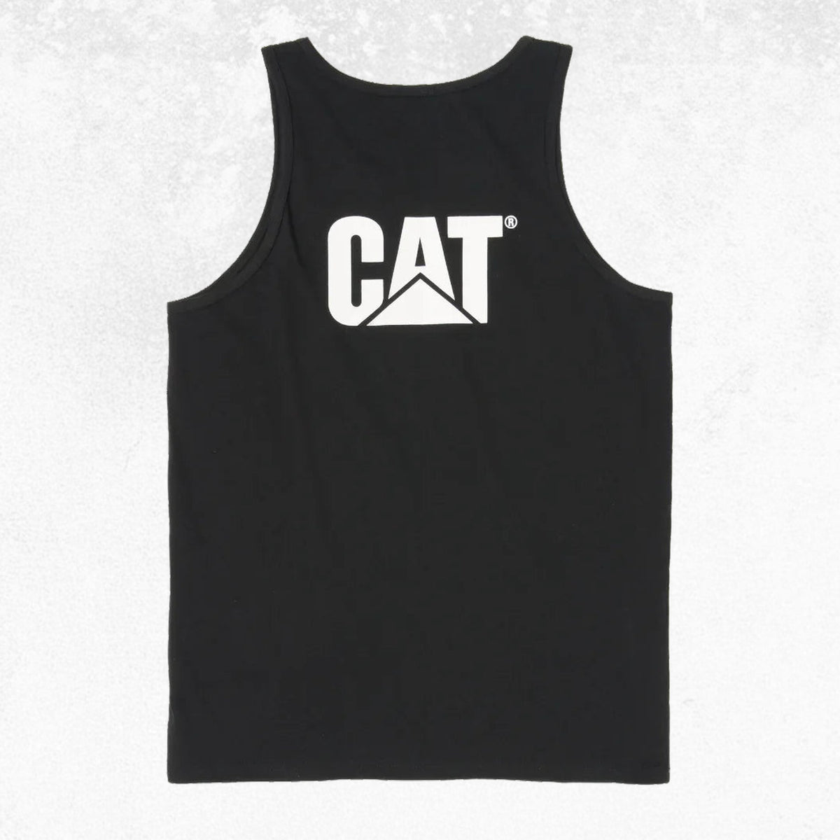 CAT Trademark Singlet Black 2