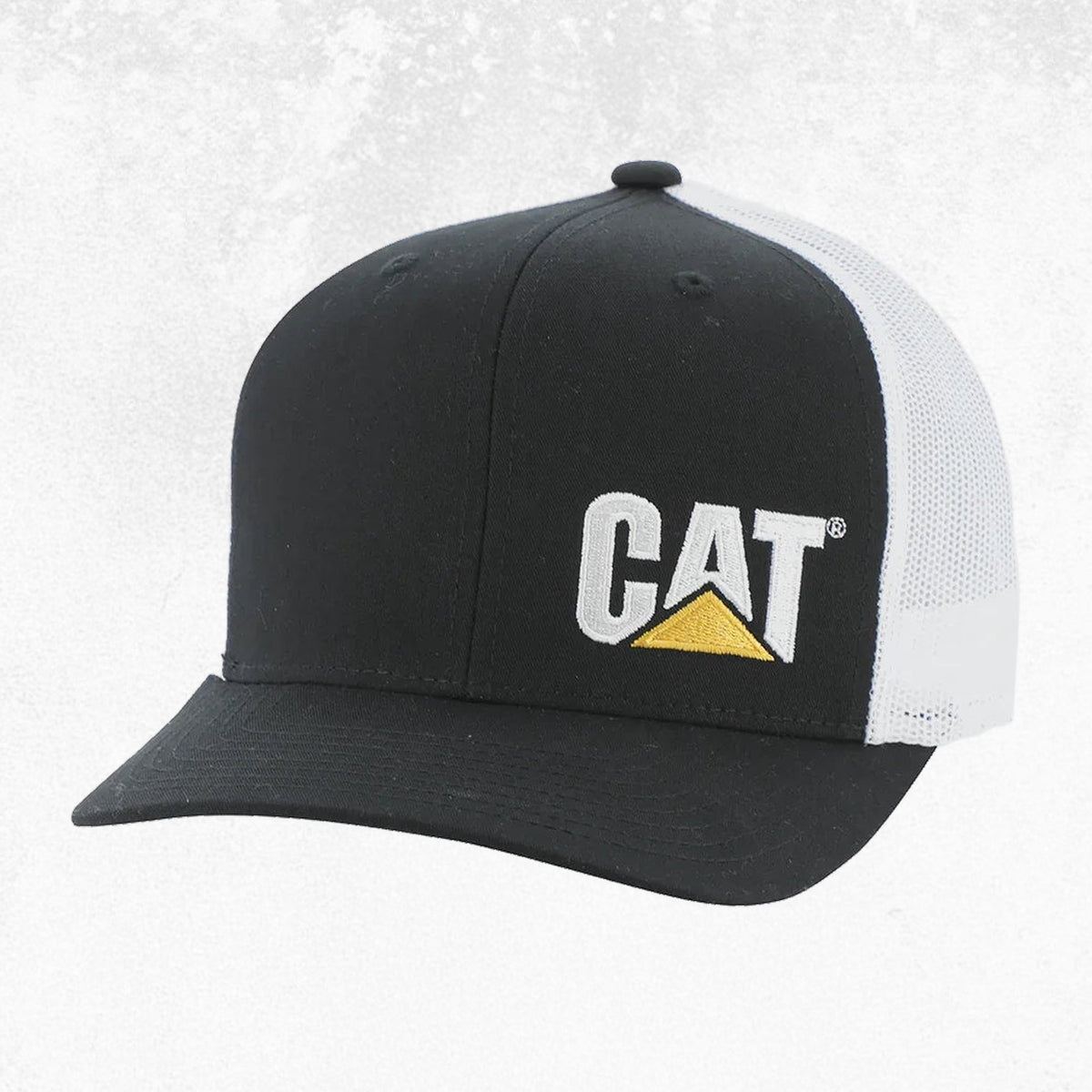 CAT Trademark Trucker Hat Black 1