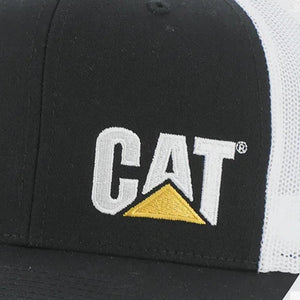 CAT Trademark Trucker Hat Black 3