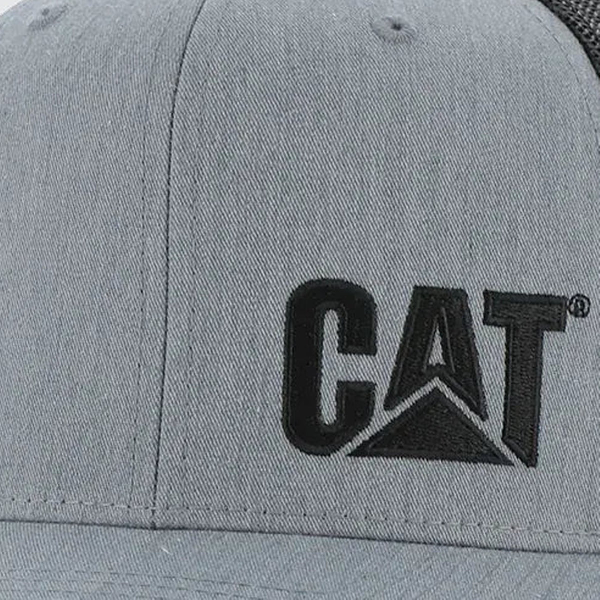 CAT Trademark Trucker Hat Heather Grey 2