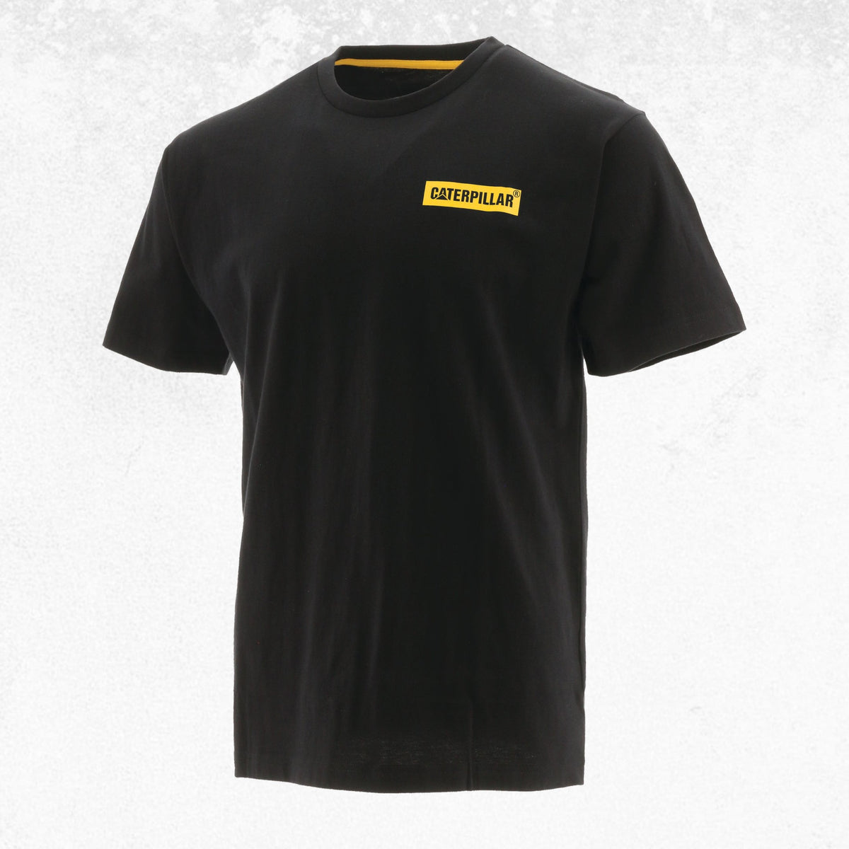 CAT Triton Block Short Sleeve Tee Black/Yellow 1