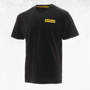 CAT Triton Block Short Sleeve Tee Black/Yellow 1