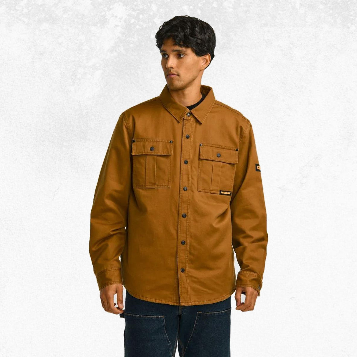 CAT Waxed Chore Jacket Bronze 3