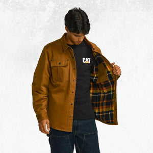 CAT Waxed Chore Jacket Bronze 5